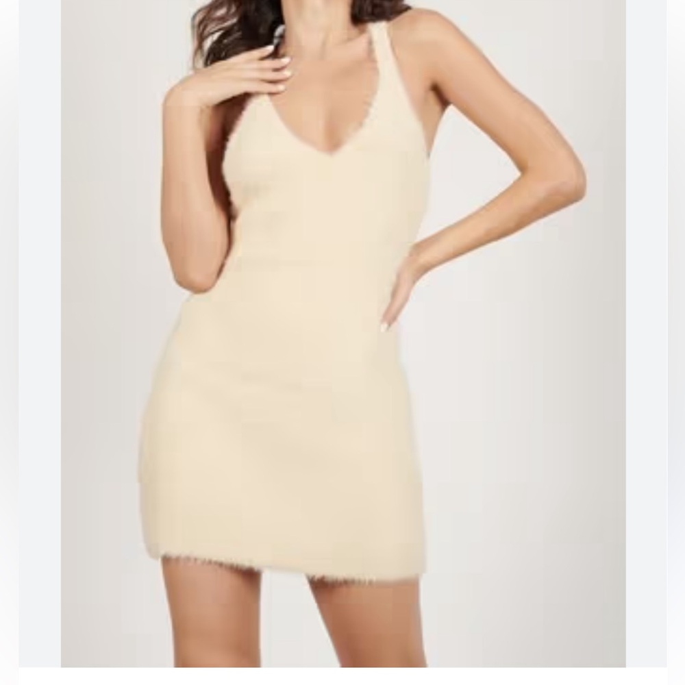 Urban Outfitters Pink Fuzzy Dress